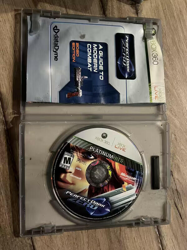 Perfect Dark Zero: Platinum Hits (Microsoft Xbox 360, 2005) CIB