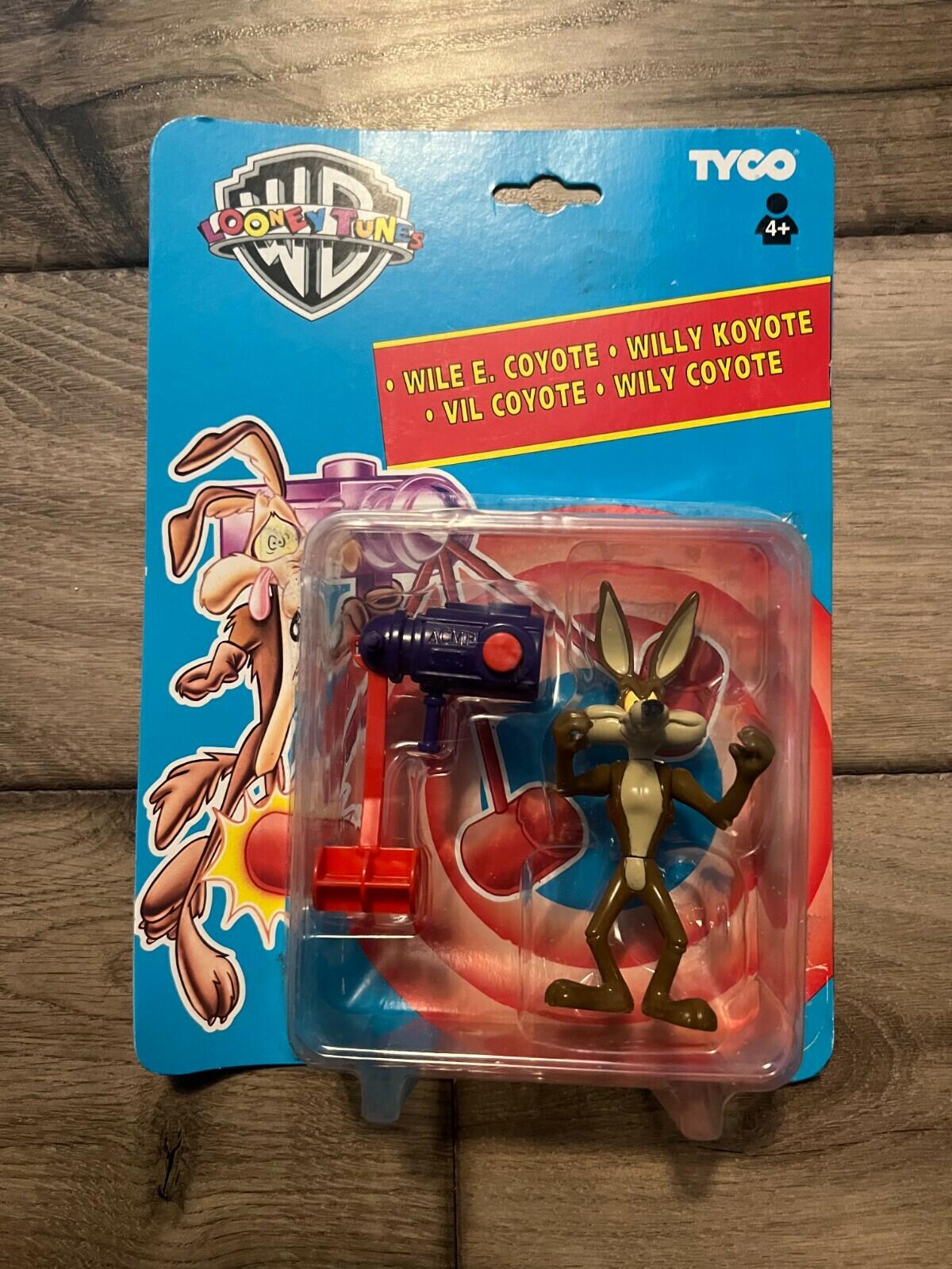Tyco Looney Tunes Wile E. Coyote With Backfiring Acme Mallet 1993 NEW