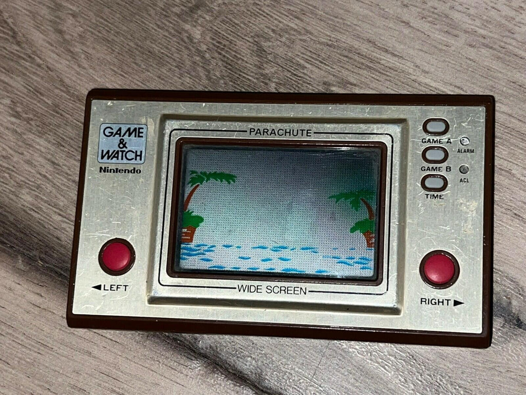 Parachute Nintendo Game & Watch Handheld Console PR-21 NO BATTERY COVER Tested