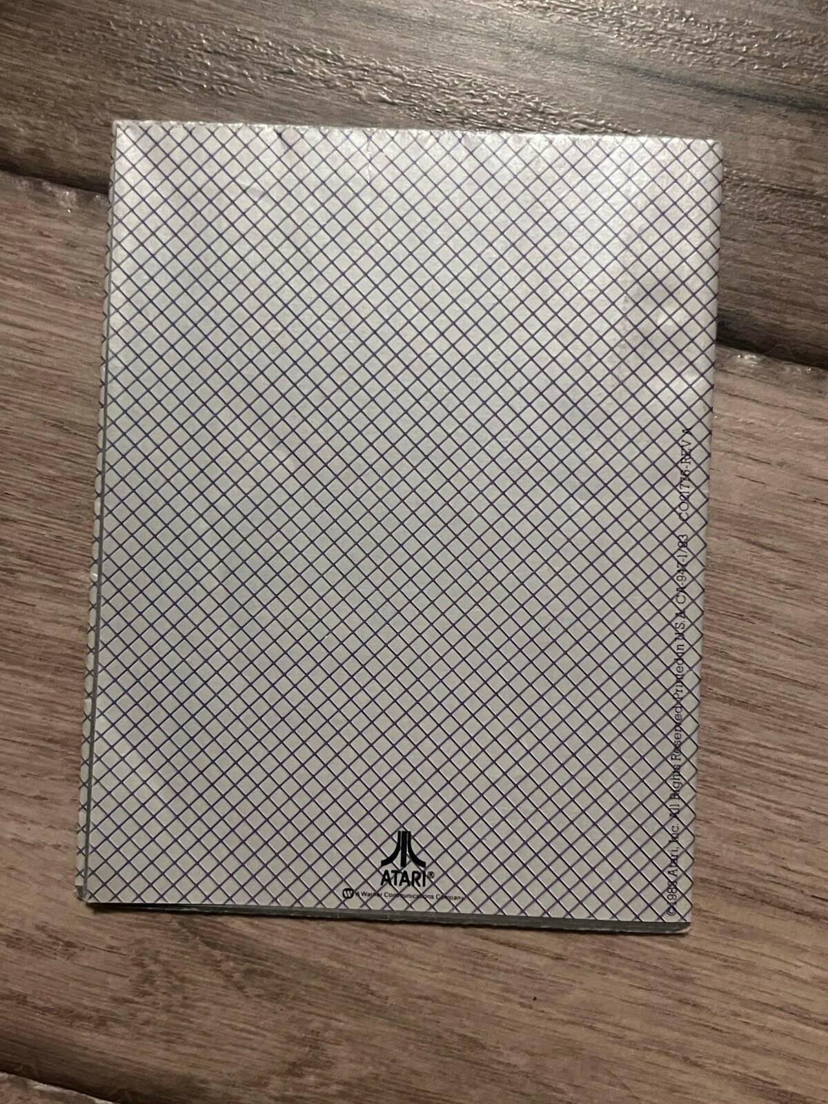 Atari 2600 5200 1983 ATARI Stars Fold Out Promo Poster Video Game Manual Catalog