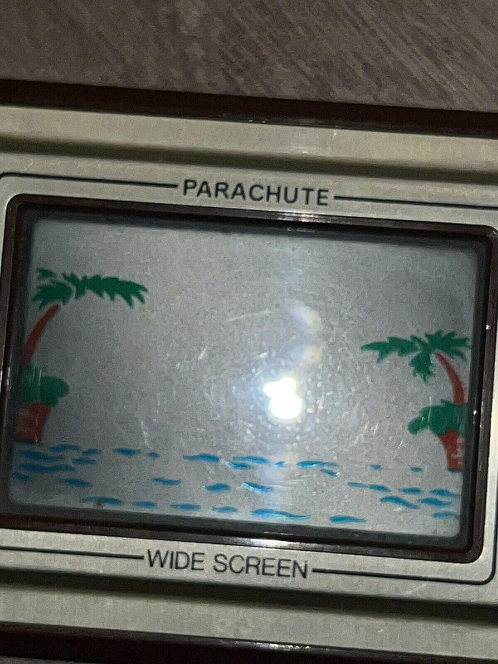 Parachute Nintendo Game & Watch Handheld Console PR-21 With Battery Cover Tested