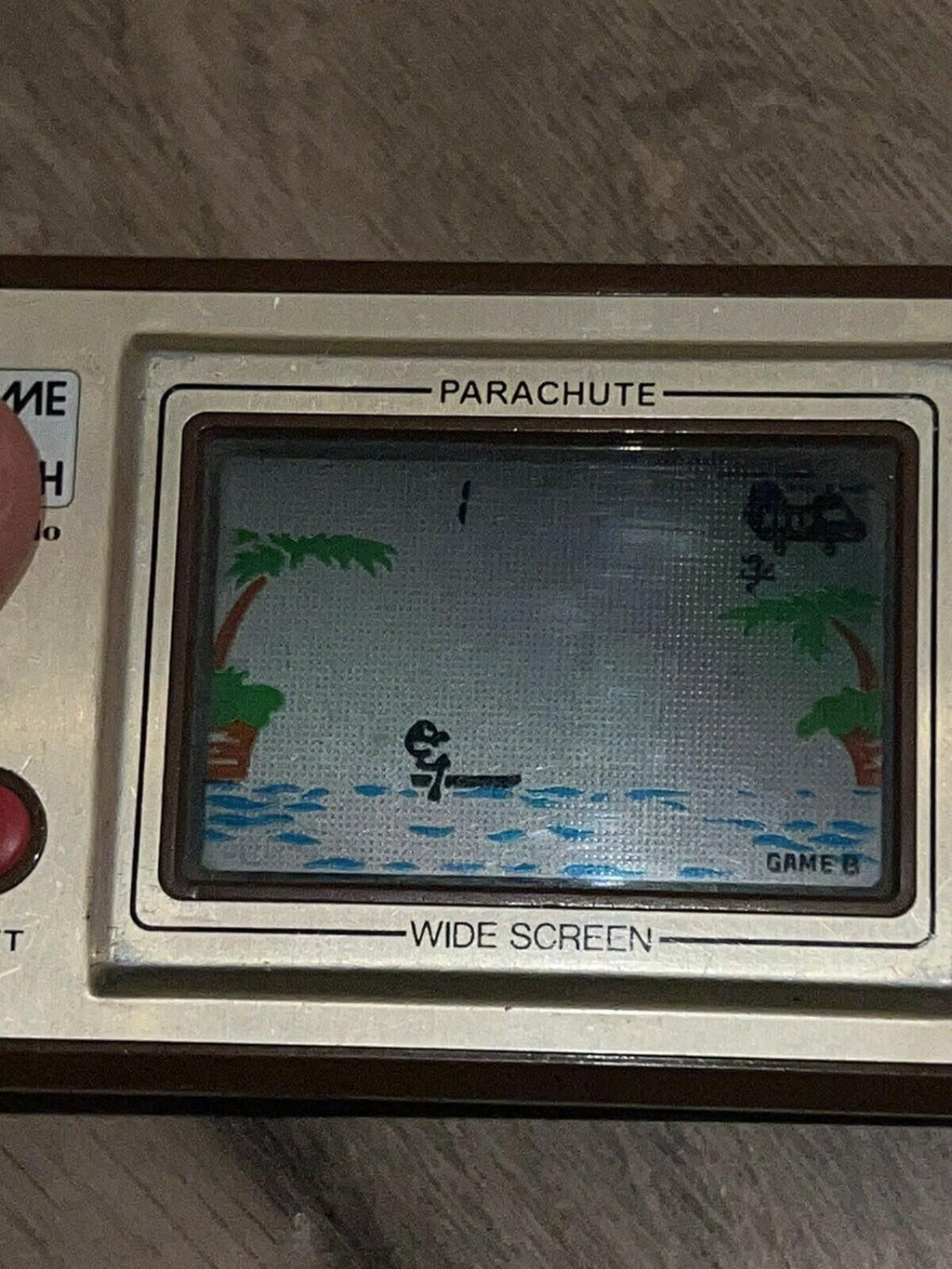 Parachute Nintendo Game & Watch Handheld Console PR-21 NO BATTERY COVER Tested