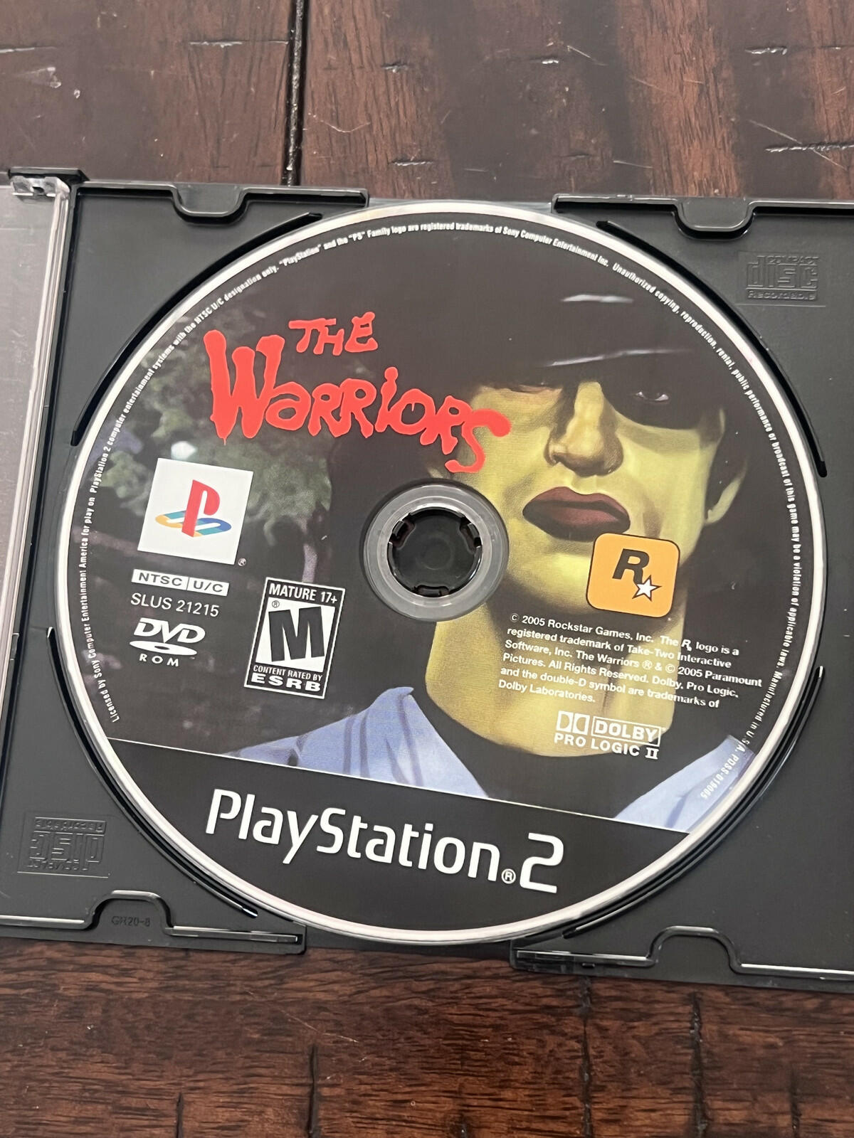 The Warriors (Sony Playstation 2 PS2, 2005) DISC ONLY