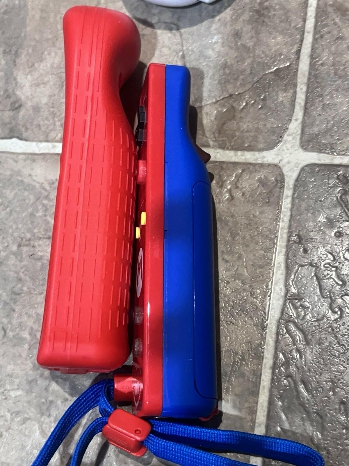 Nintendo Wii Motion Plus Remote Wiimote Controller OEM Mario Limited Edition Red