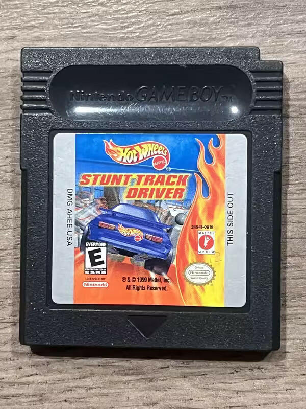 Hot Wheels Stunt Track Driver (Nintendo Game Boy Color GBC, 2000) CART ONLY