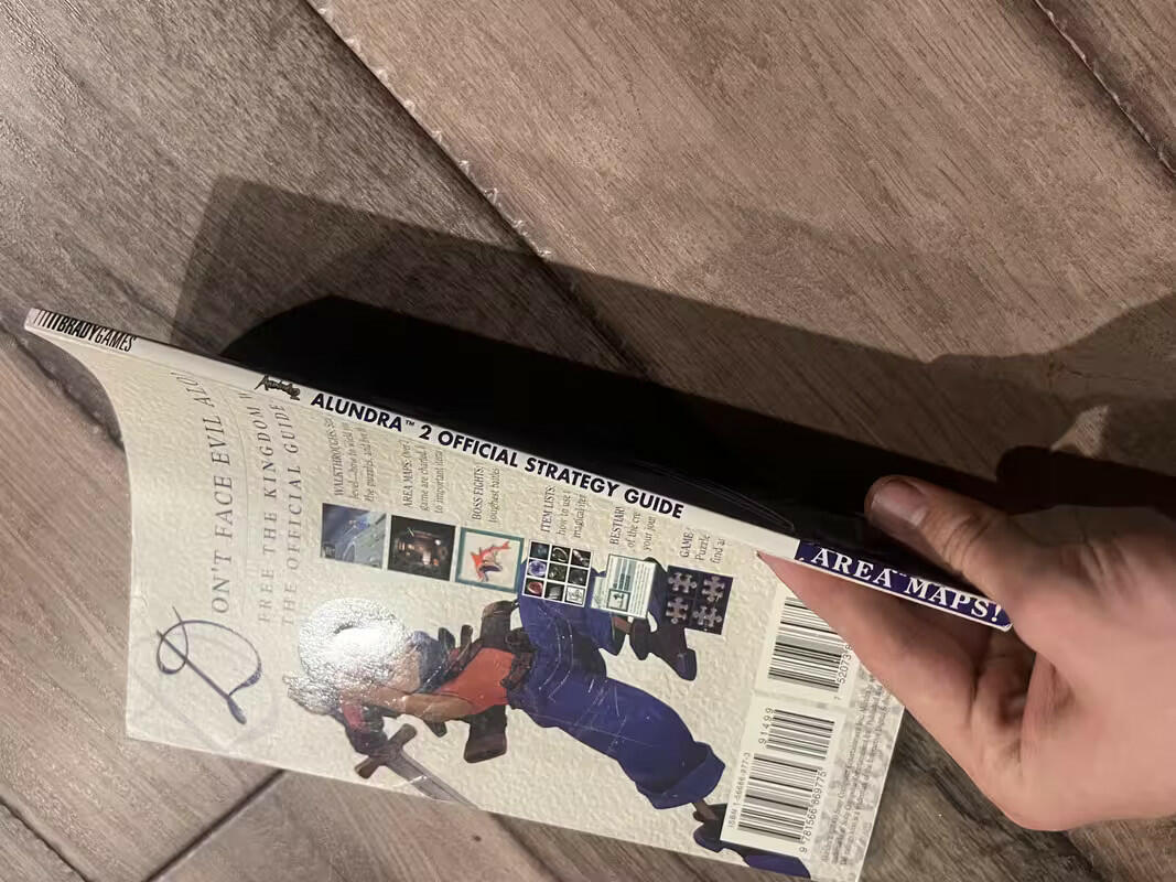 Alundra 2 A New Legend Official Strategy Guide Bradygames Games PS1 Squaresoft