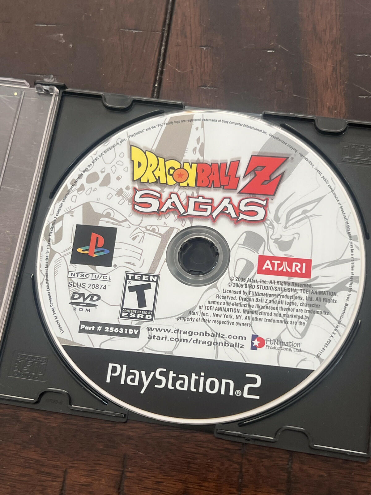 Dragon Ball Z Sagas (Sony Playstation 2 PS2, 2005) DISC ONLY