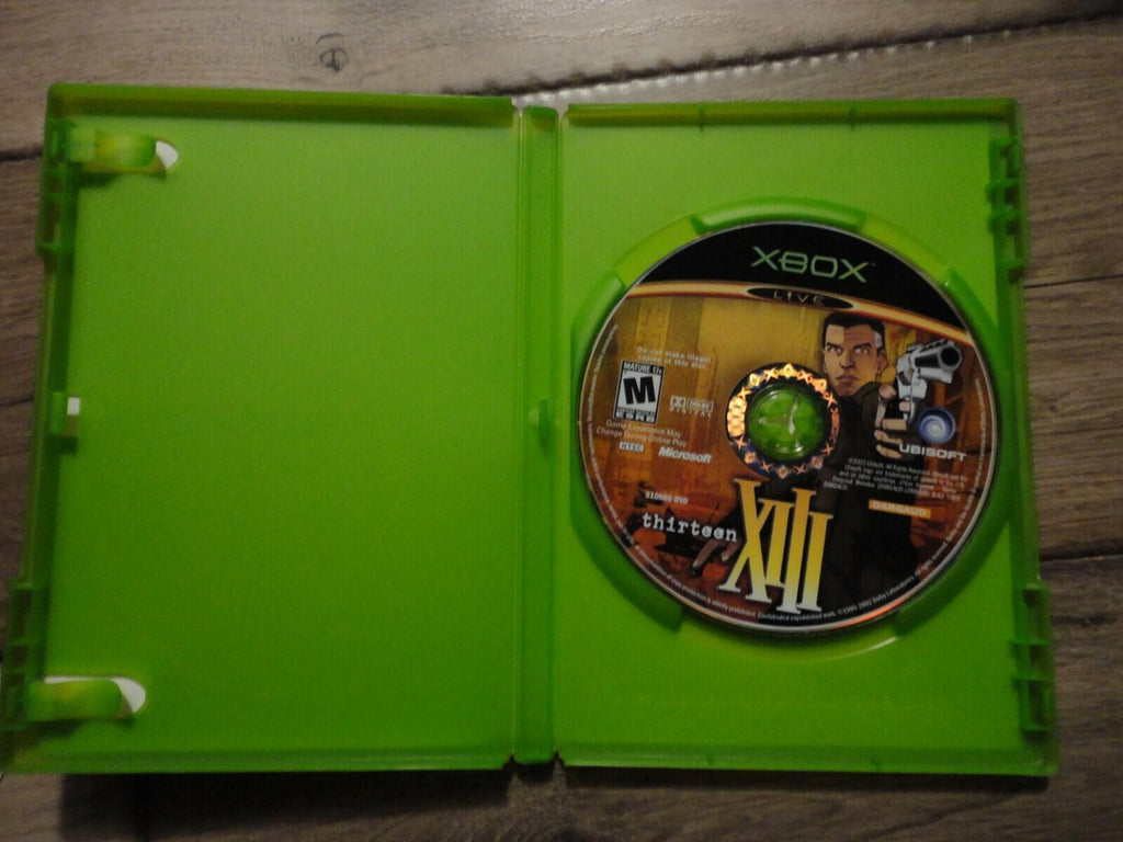 XIII (Microsoft Xbox, 2003) NO MANUAL