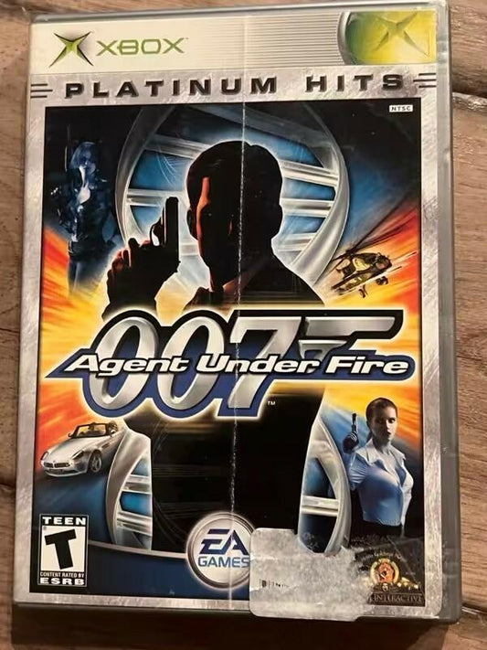 007 Agent Under Fire: Platinum Hits (Microsoft Xbox, 2002) NO MANUAL