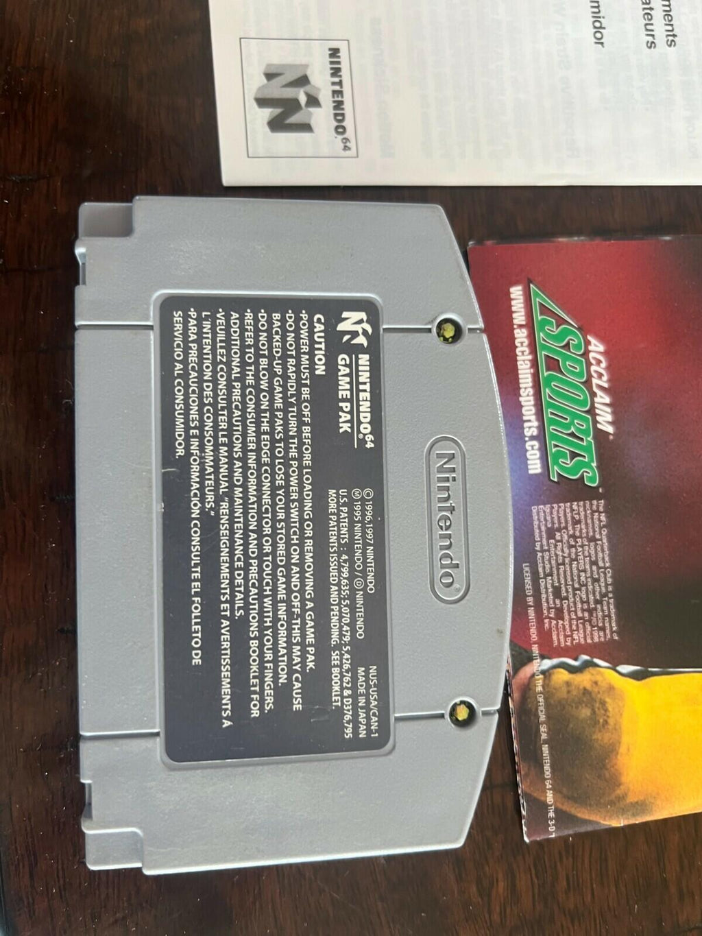 WWF War Zone (Nintendo 64, 1998) CIB NO MANUAL WITH INSERTS