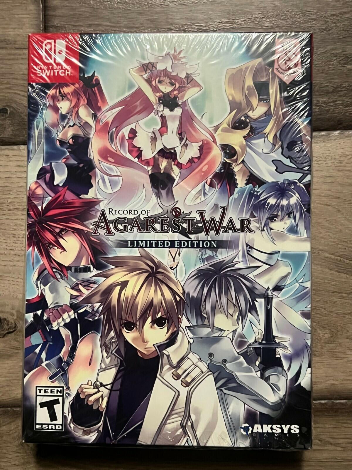 Record of Agarest War Limited Edition (Nintendo Switch, 2023) BRAND NEW SEALED