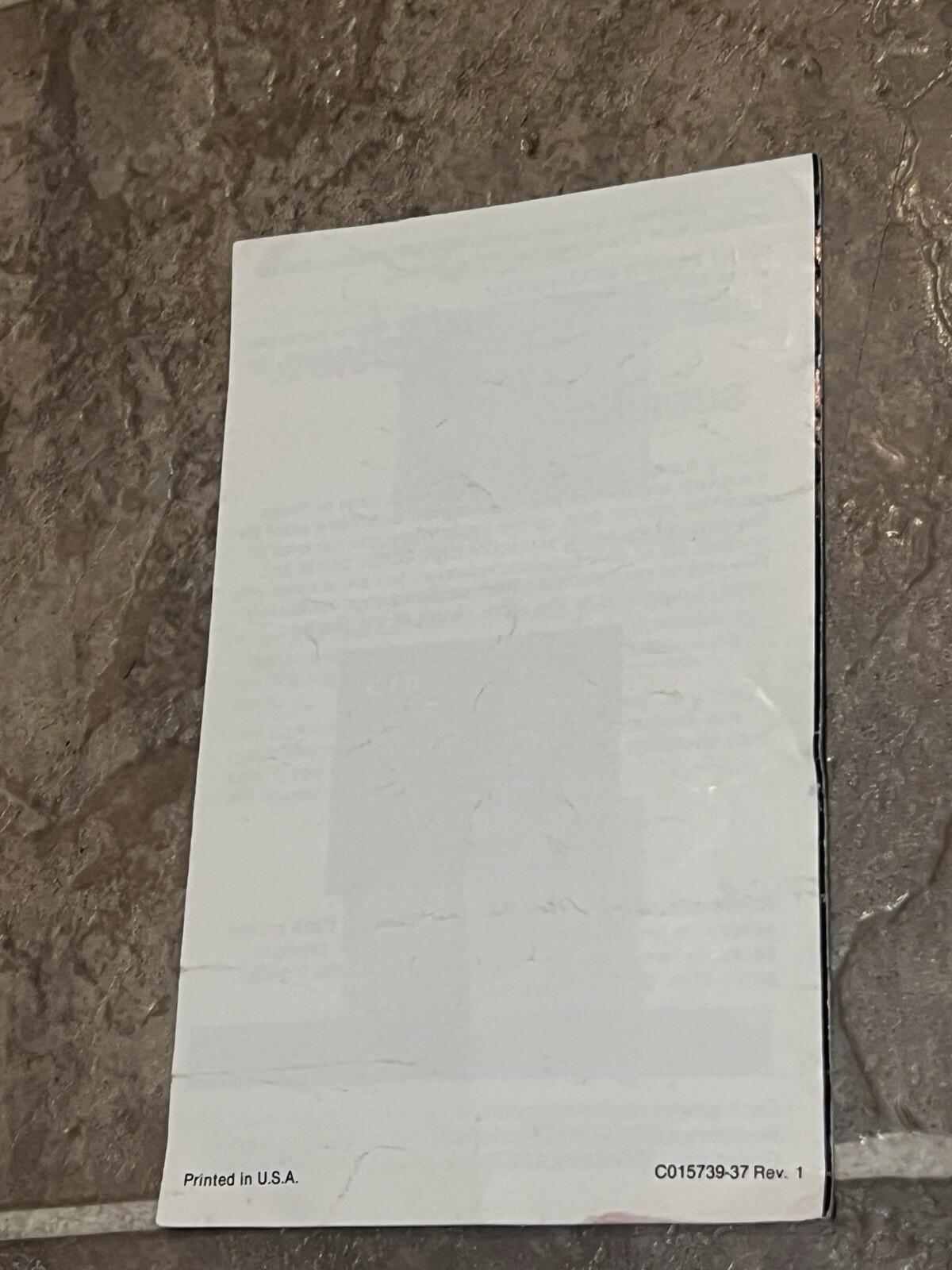 Dodger Cars Tele-Games Atari 2600 Instruction Manual Only