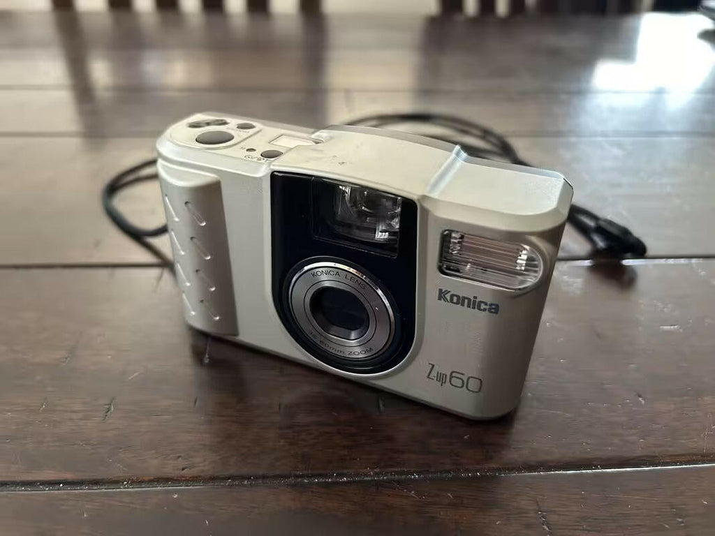 Konica Z-up 60 35mm Point & Shoot Film Camera powers on