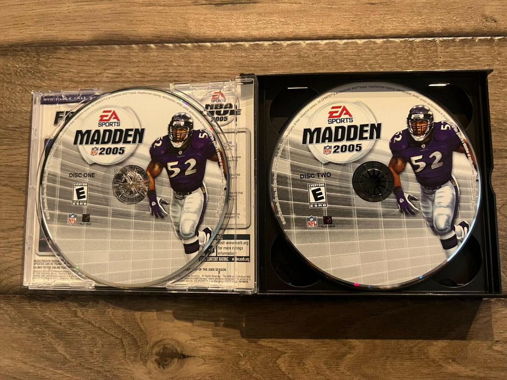 Madden NFL 2005 (PC, 2004) CIB THREE DISC