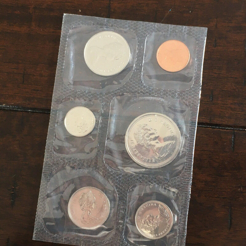 *Double Date 1$* 1976 Royal Canadian Mint Uncirculated Prooflike Coin Set
