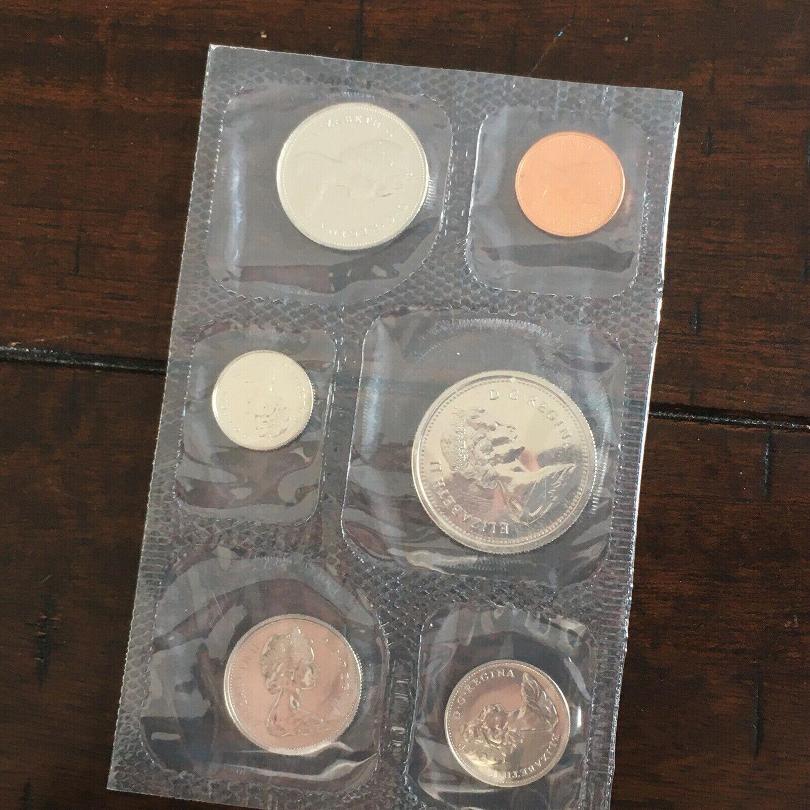 *Double Date 1$* 1976 Royal Canadian Mint Uncirculated Prooflike Coin Set