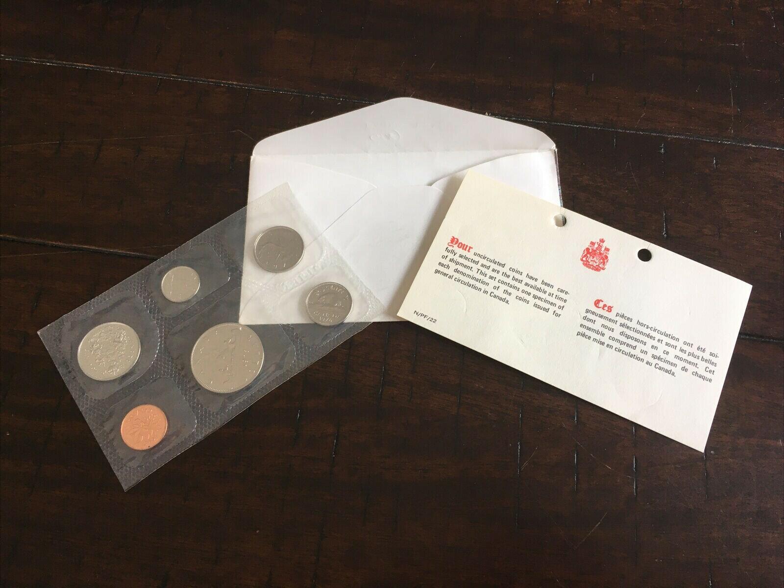 *Double Date 1$* 1976 Royal Canadian Mint Uncirculated Prooflike Coin Set