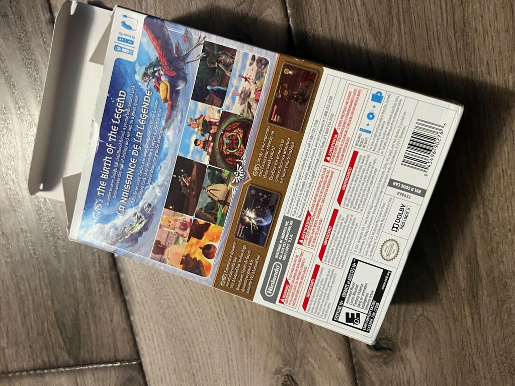 The Legend of Zelda Skyward Sword (Nintendo Wii, 2011) NO REMOTE NEW GAME IN BOX