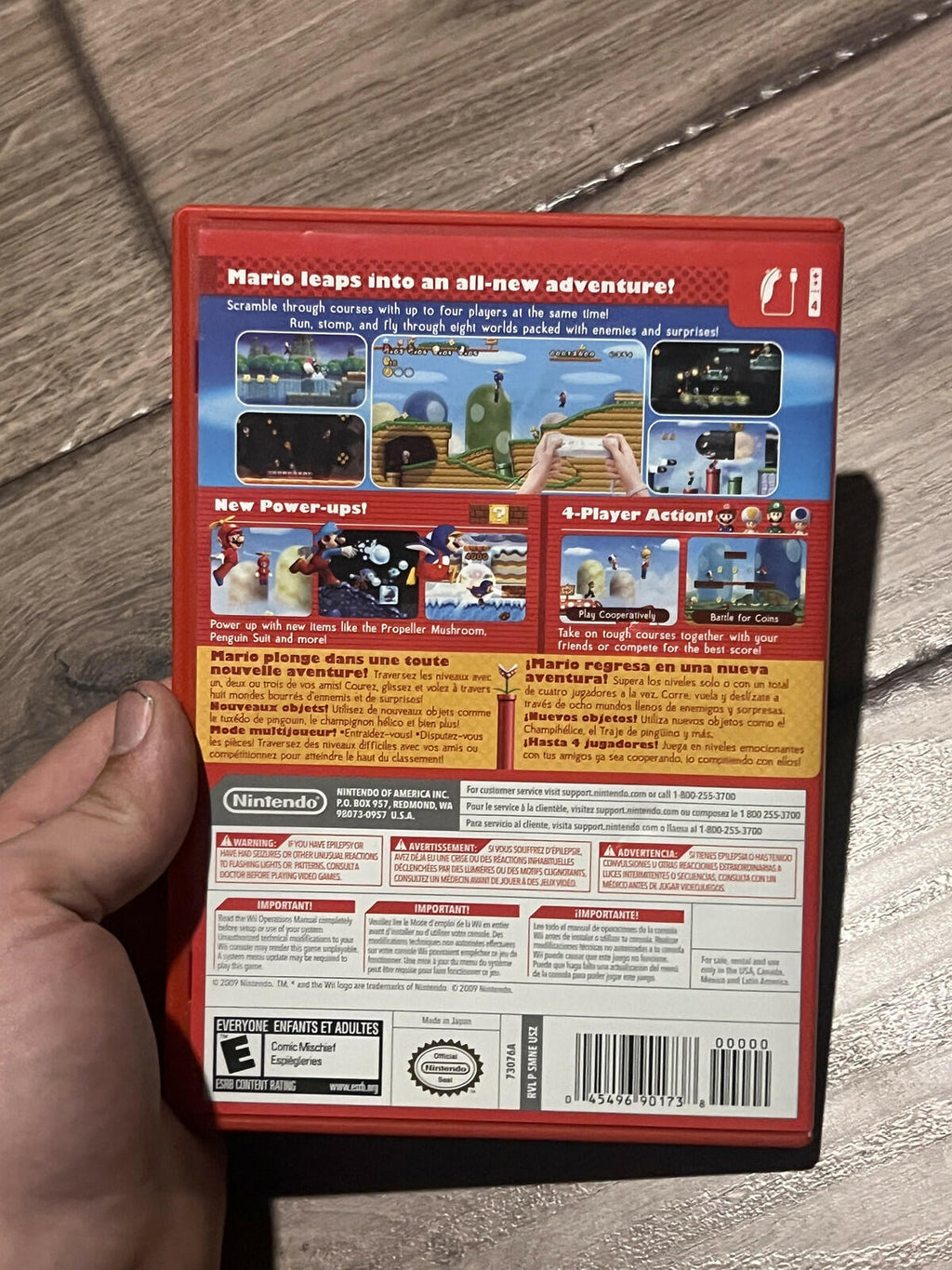 New Super Mario Bros. Wii (Nintendo Wii, 2009) CIB COMPLETE