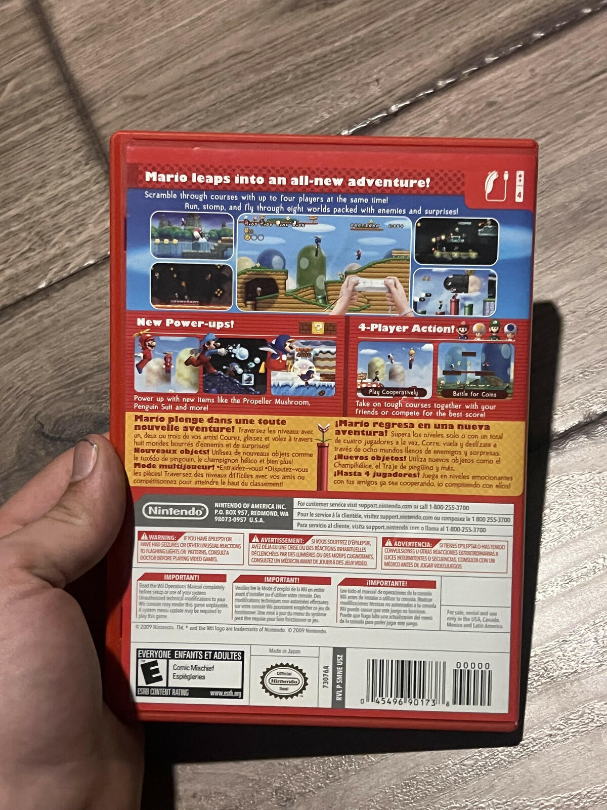 New Super Mario Bros. Wii (Nintendo Wii, 2009) CIB COMPLETE