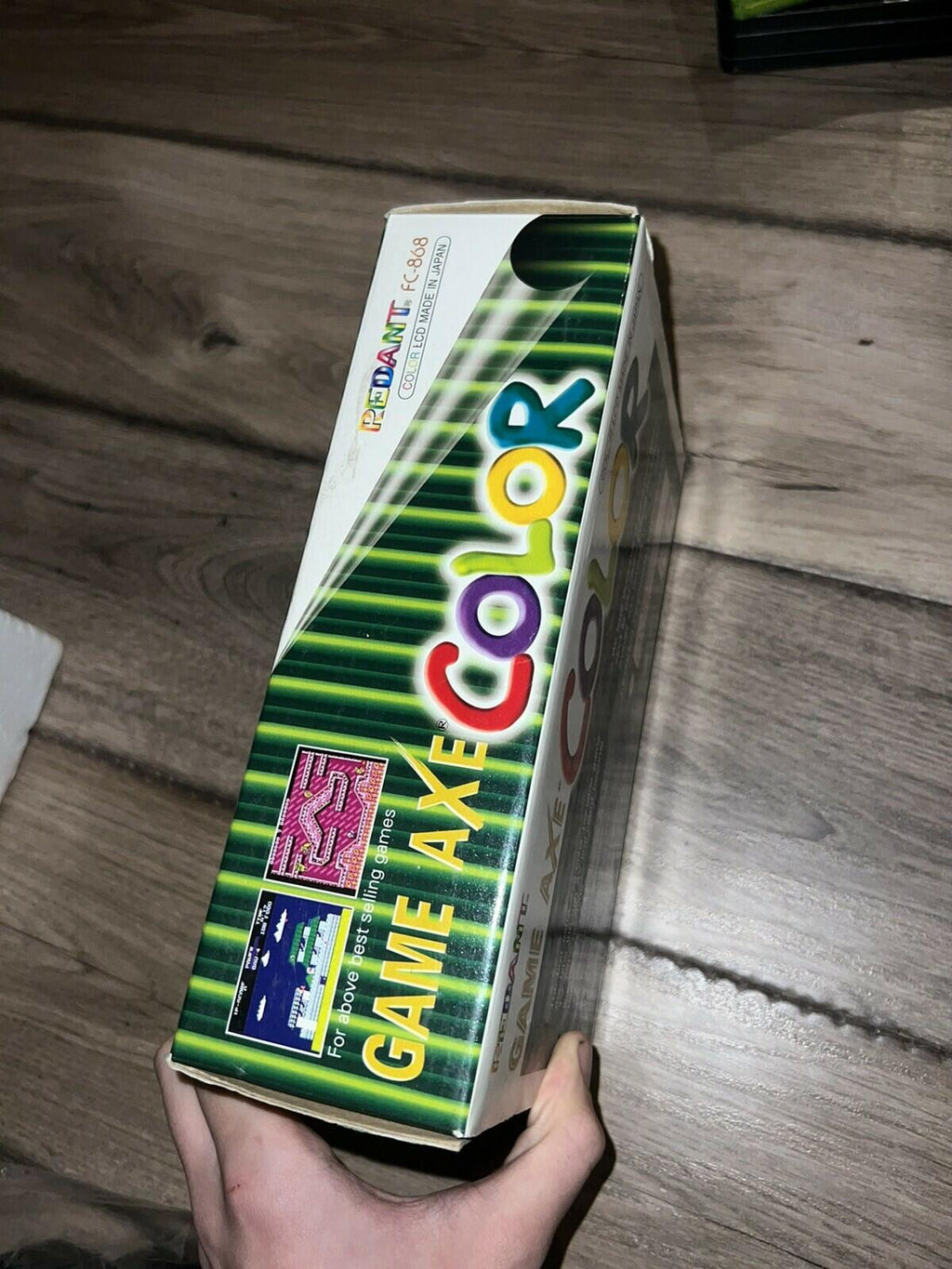 Game Axe Color Redant FC-868 Handheld NES Famiclone Console Nintendo CIB W/ BOX