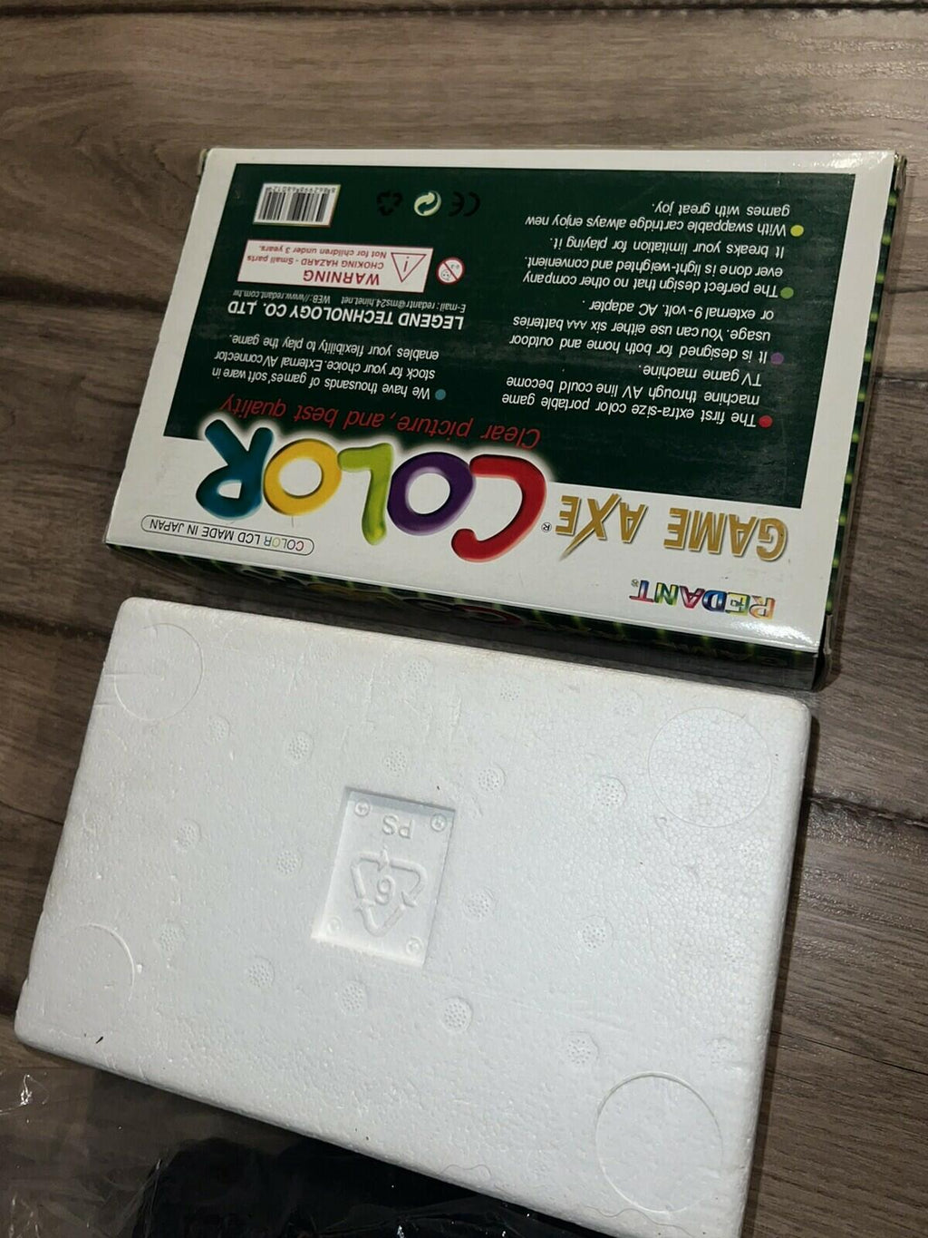 Game Axe Color Redant FC-868 Handheld NES Famiclone Console Nintendo CIB W/ BOX