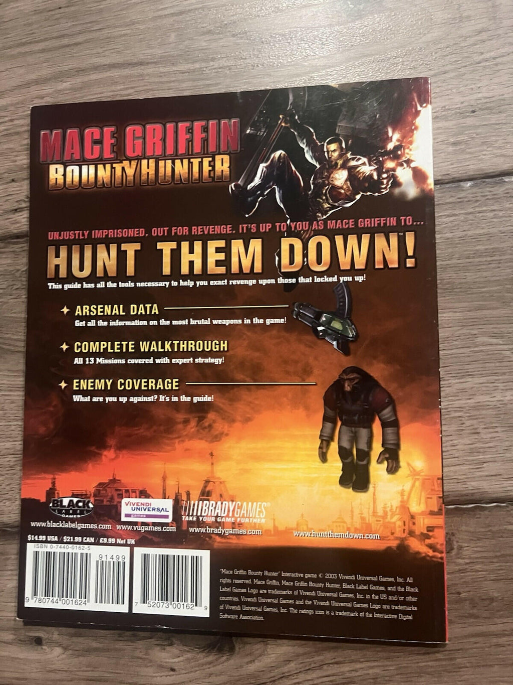 Mace Griffin Bounty Hunter Official Strategy Guide BradyGames