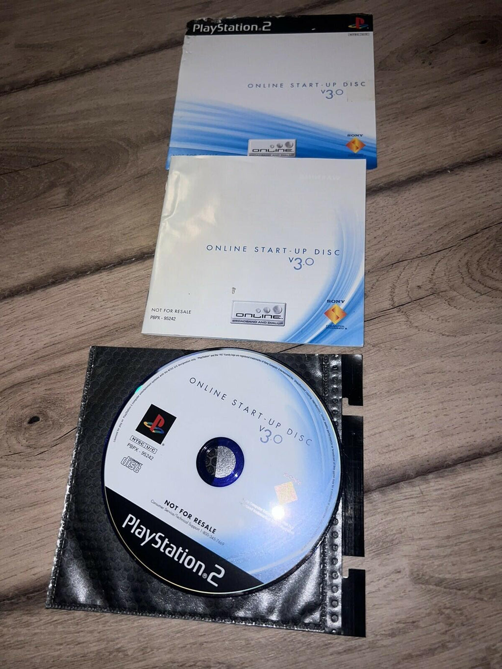 Online Start-up Online Disc V3.0 Sony PlayStation 2 NOT FOR RESALE