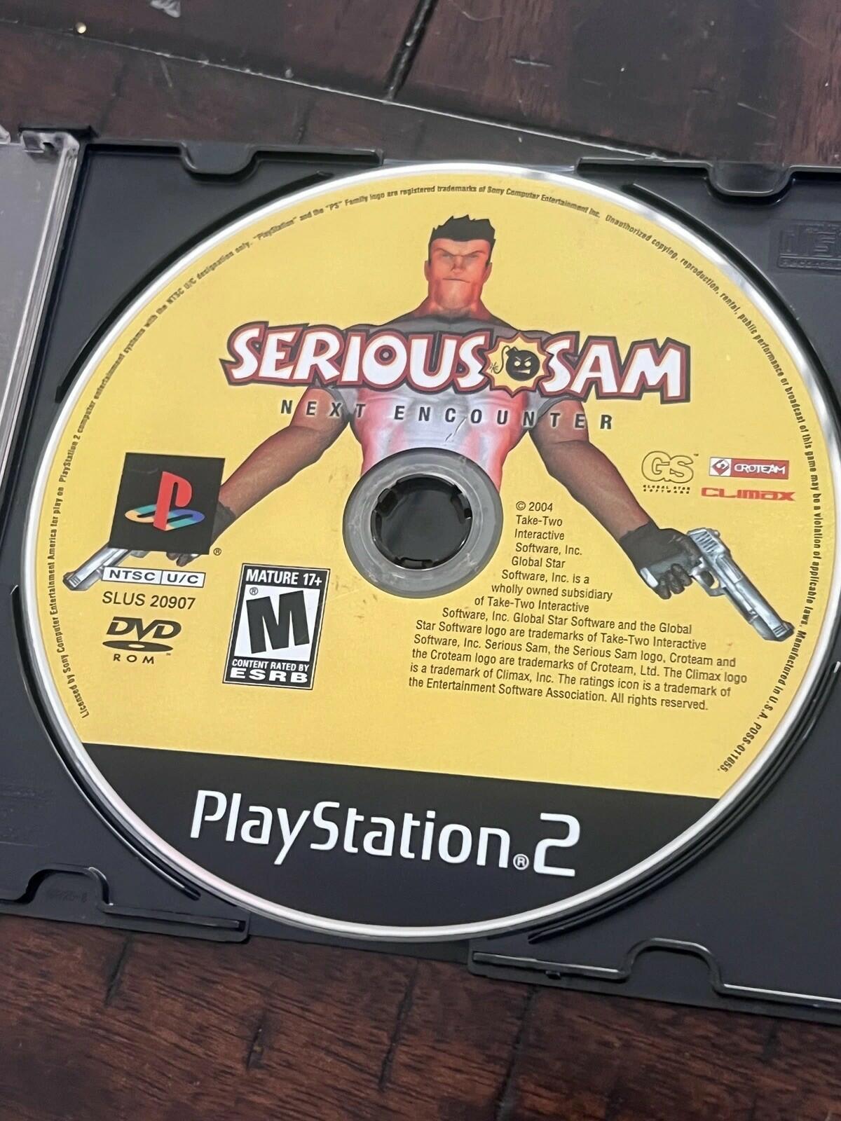 Serious Sam Next Encounter (Sony Playstation 2 PS2, 2004) DISC ONLY