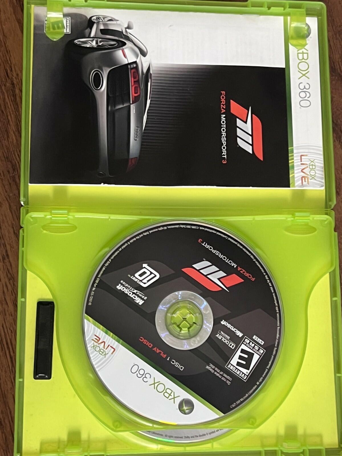 Forza Motorsport 3 (Microsoft Xbox 360, 2009) CIB COMPLETE