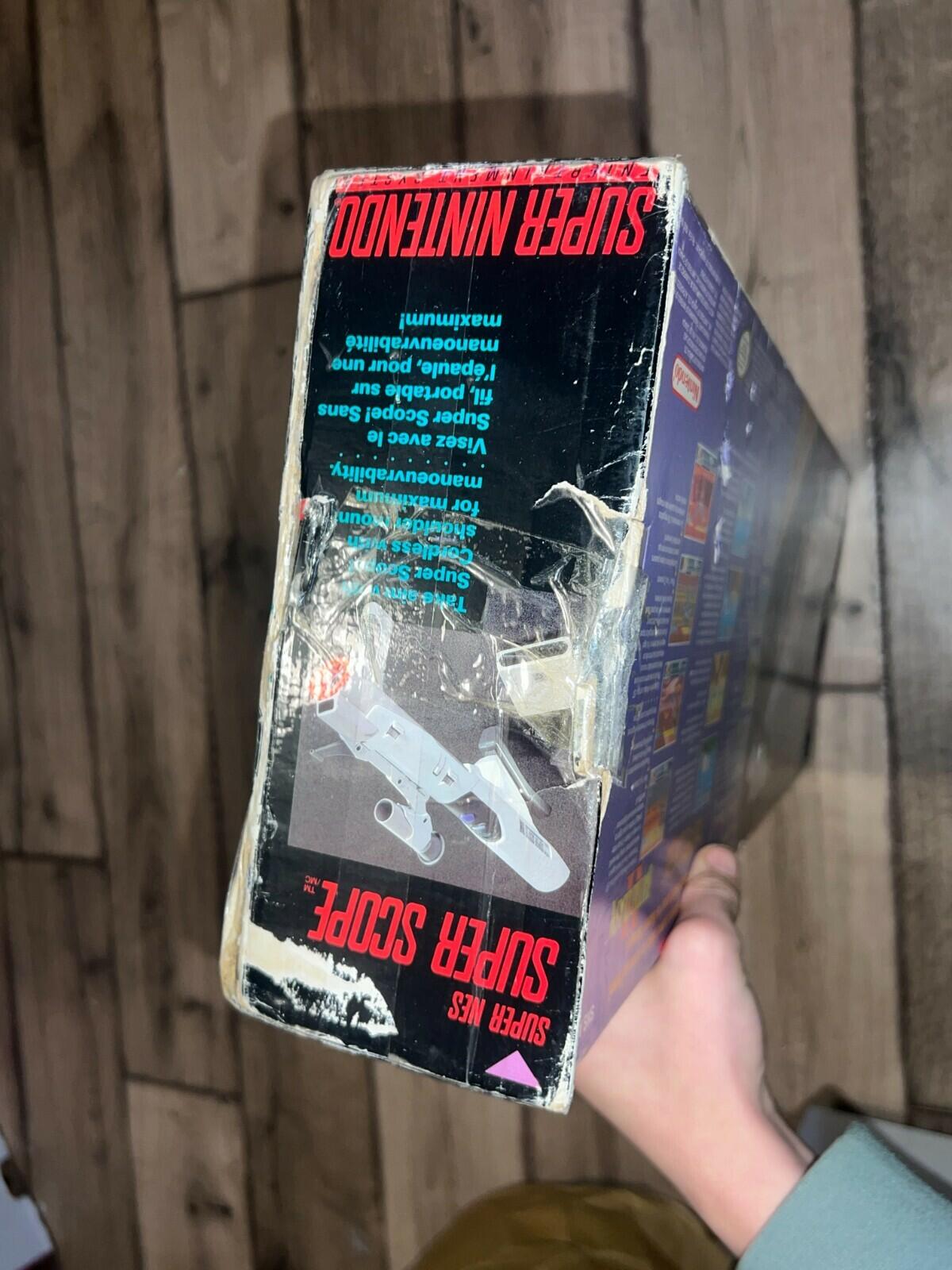 Super Nintendo SNES Super Scope Light Gun CIB WITH BOX NO GAME