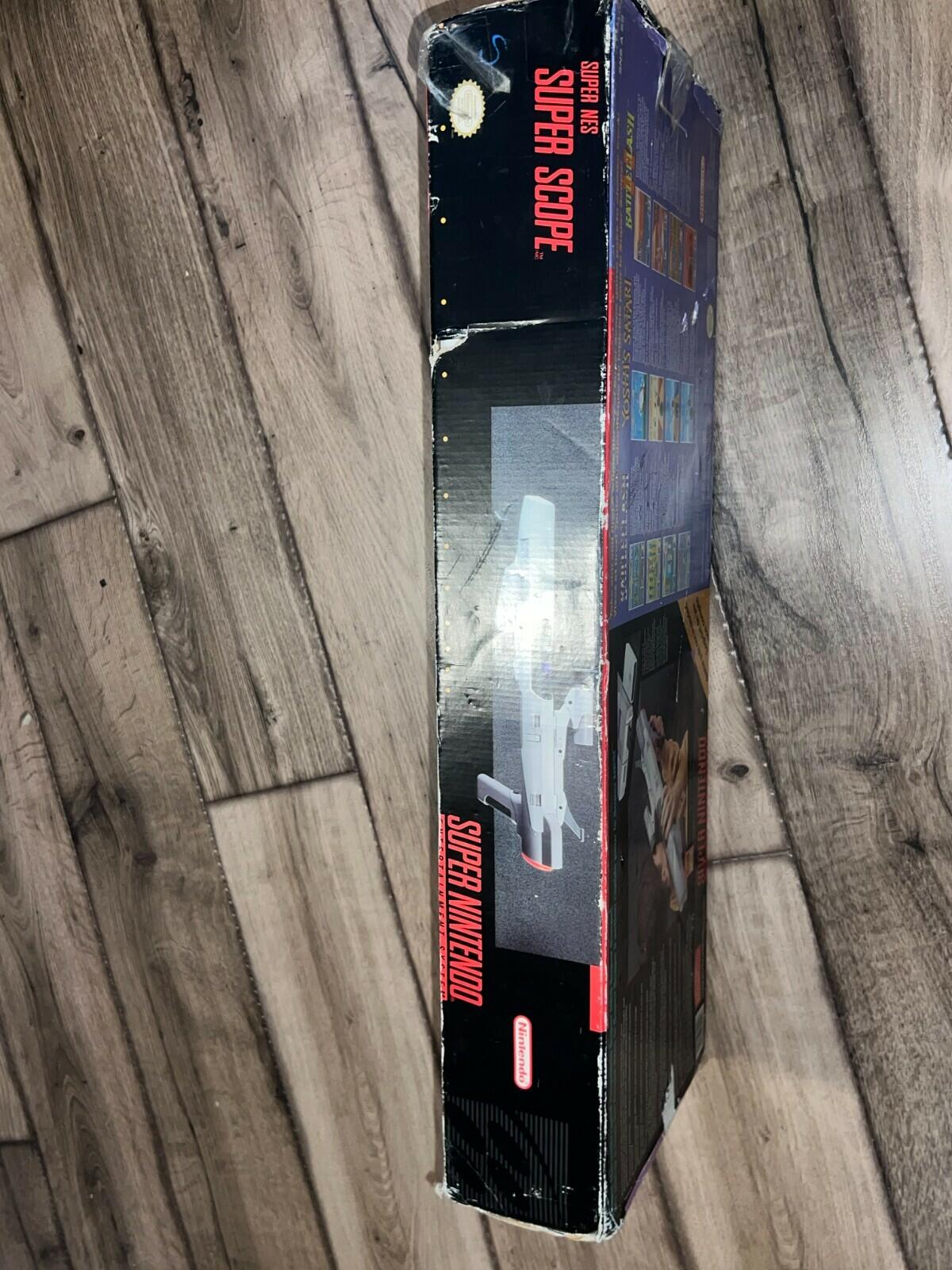 Super Nintendo SNES Super Scope Light Gun CIB WITH BOX NO GAME