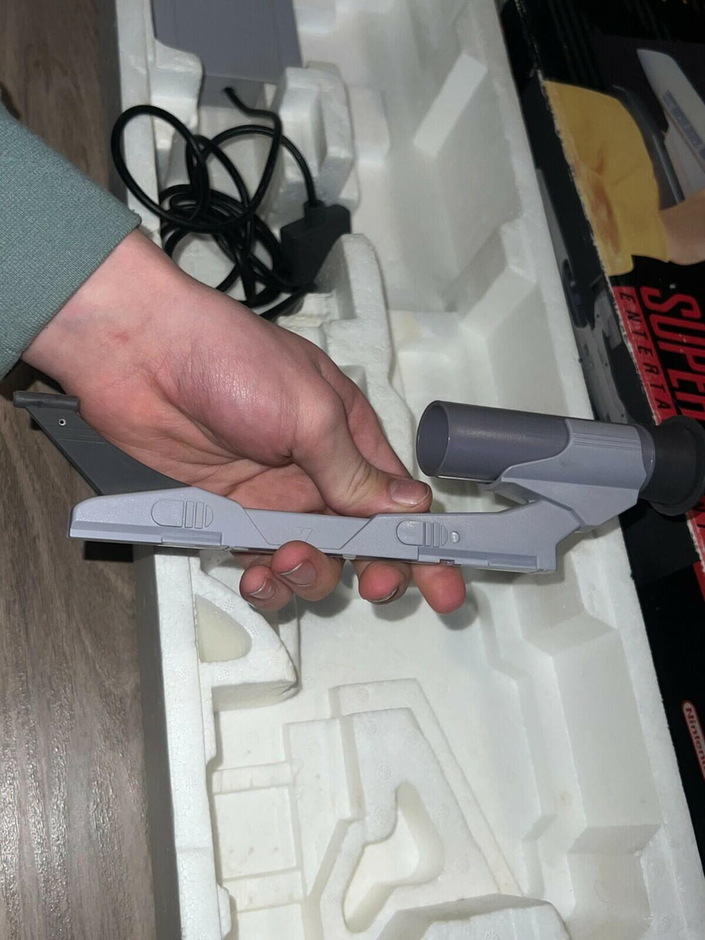 Super Nintendo SNES Super Scope Light Gun CIB WITH BOX NO GAME