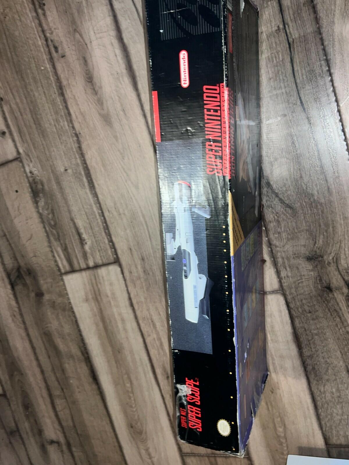 Super Nintendo SNES Super Scope Light Gun CIB WITH BOX NO GAME