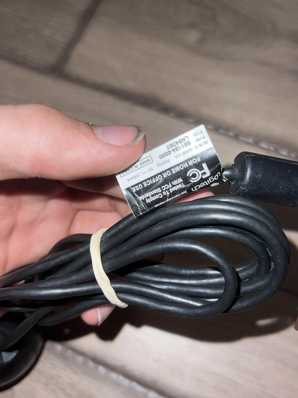 Logitech C120 USB Webcam Computer Laptop Camera Mount - Used