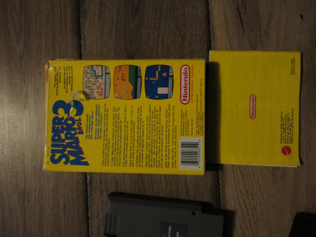 Super Mario Bros. 3 CIB (Nintendo Entertainment System, 1990) NES CIB COMPLETE