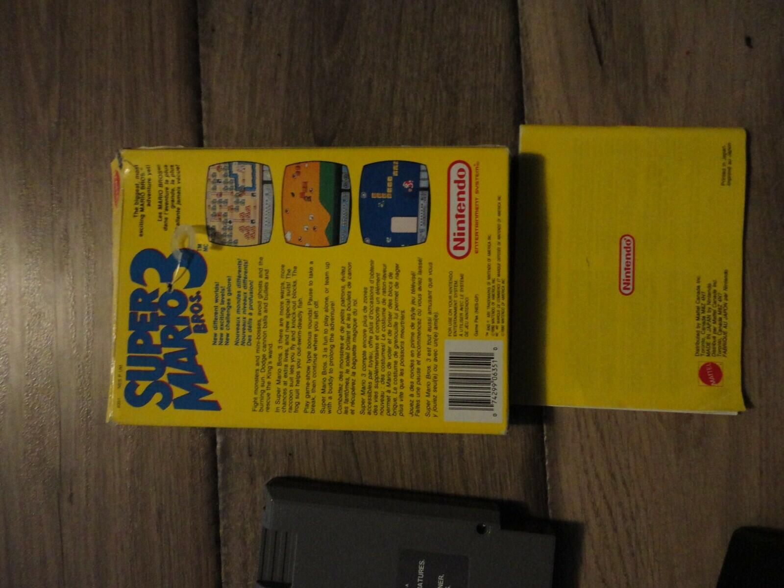 Super Mario Bros. 3 CIB (Nintendo Entertainment System, 1990) NES CIB COMPLETE