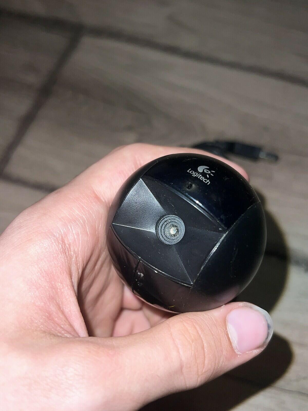 Logitech C120 USB Webcam Computer Laptop Camera Mount - Used