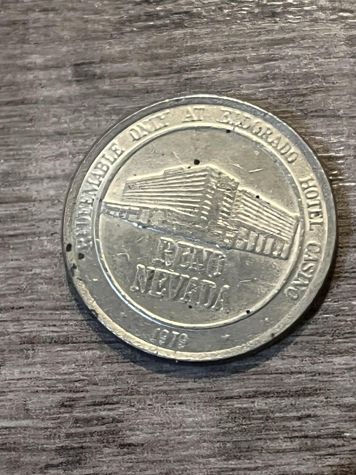 Reno, Nevada 1979 El Dorado Slots Token Dollar