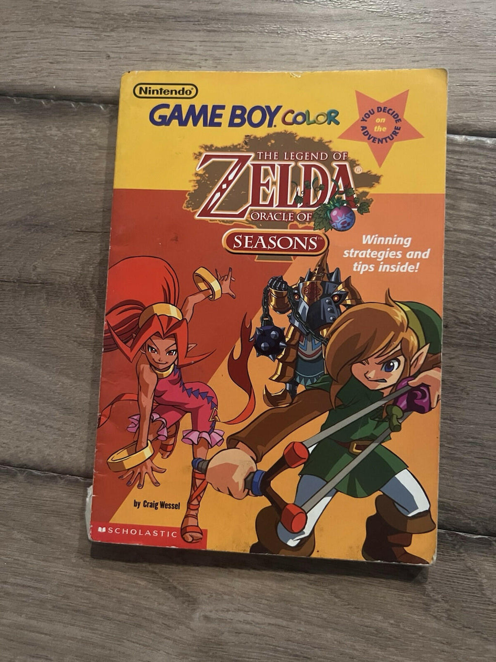 The Legend Of Zelda Oracle Of Seasons Gameboy Color Scholastic Book 2001