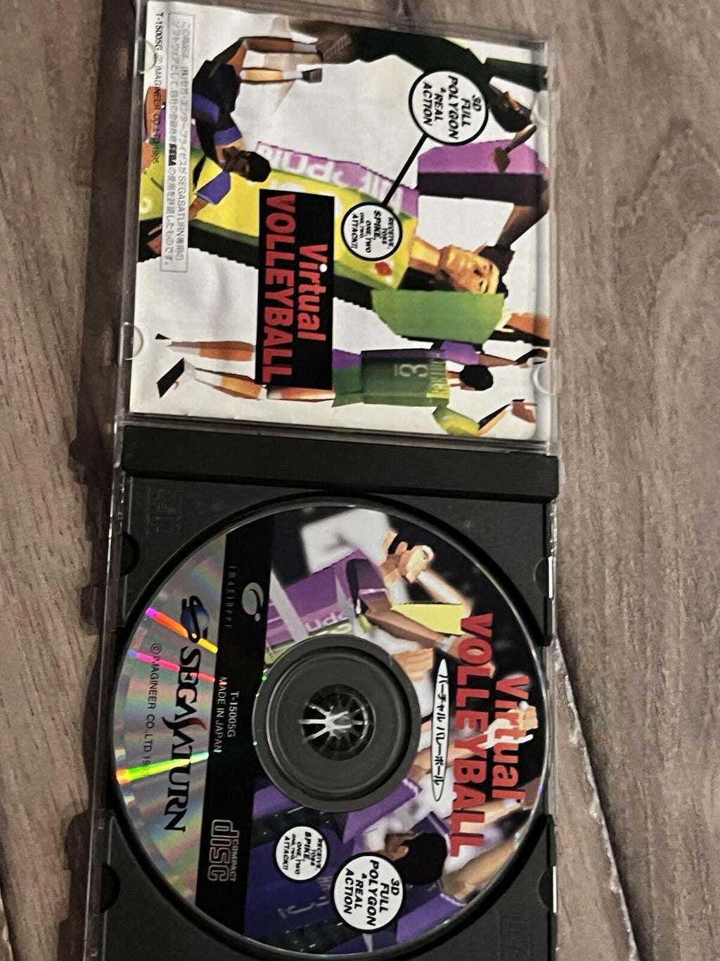 Virtual Volleyball (Sega Saturn, 1995) CIB JAPAN