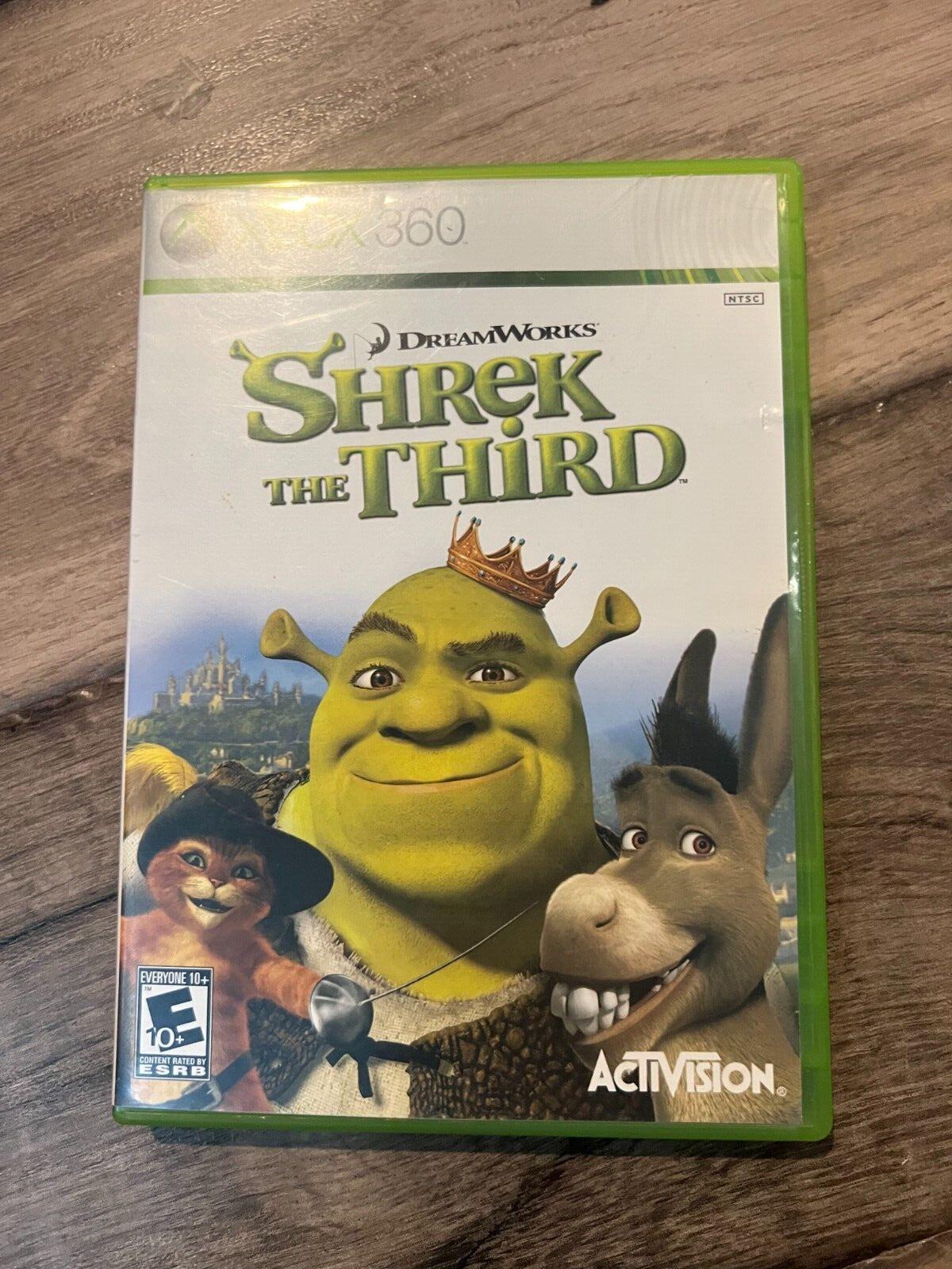Shrek the Third (Microsoft Xbox 360, 2007) NO MANUAL