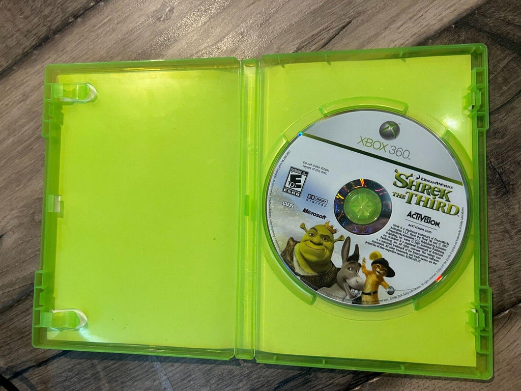 Shrek the Third (Microsoft Xbox 360, 2007) NO MANUAL