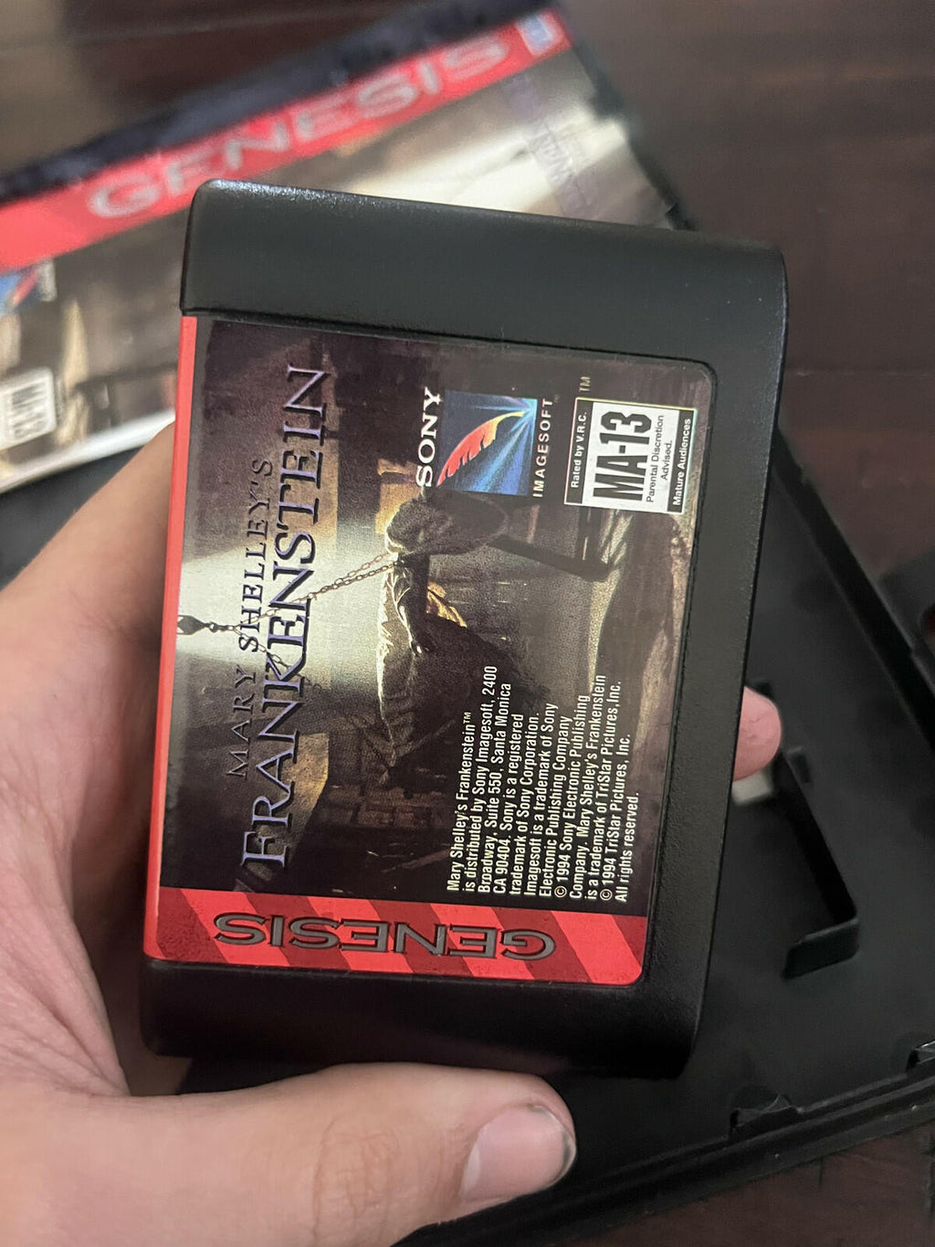 Mary Shelley's Frankenstein (Sega Genesis, 1994) CIB COMPLETE IN BOX