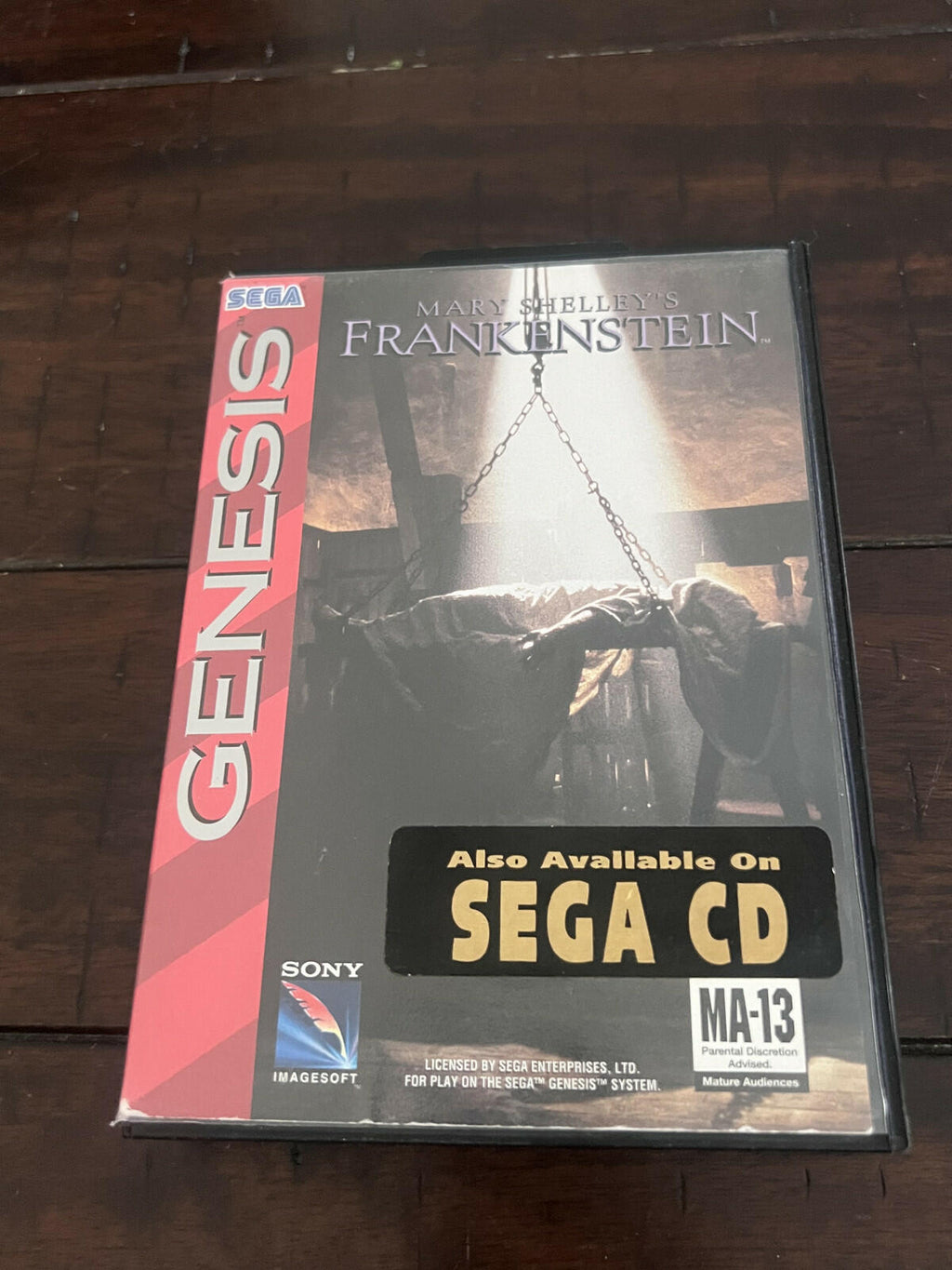 Mary Shelley's Frankenstein (Sega Genesis, 1994) CIB COMPLETE IN BOX