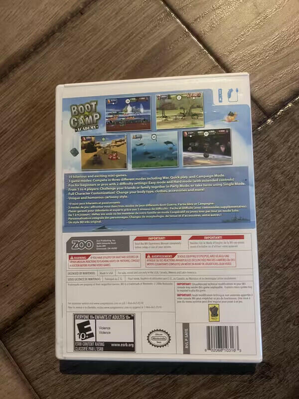 Boot Camp Academy (Nintendo Wii, 2010) CIB