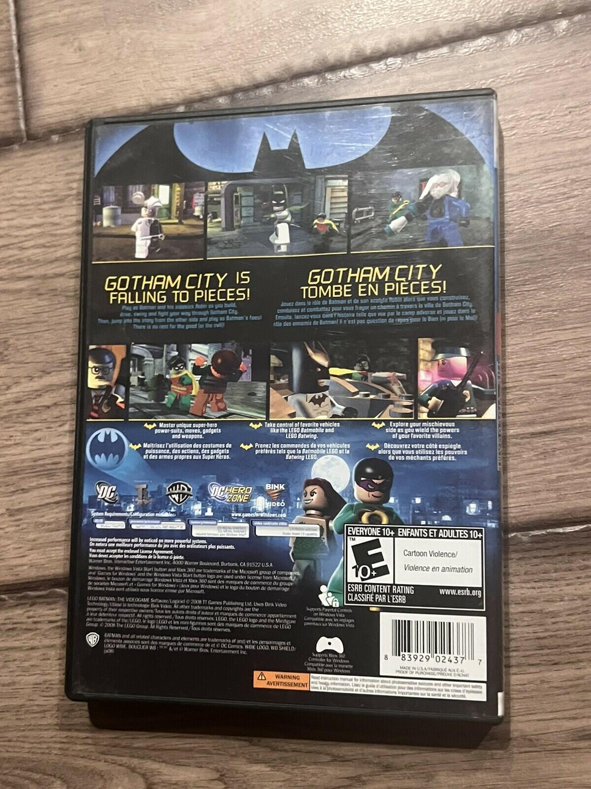 Lego Batman: The Video Game (PC DVD-ROM, 2008) CIB
