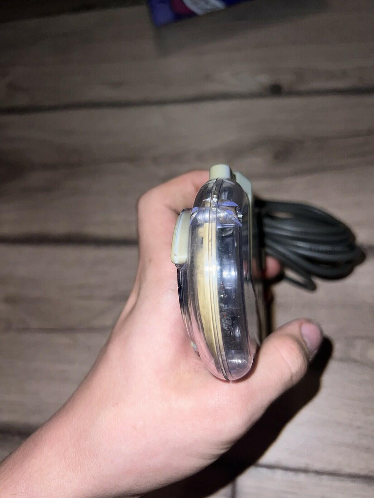 SNES Super Nintendo Gamepad Clear SN Programpad SV-337 Used Tested