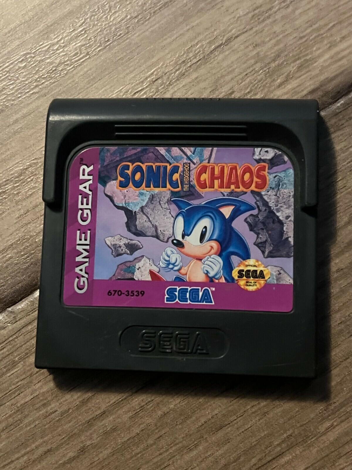 Sonic Chaos (Sega Game Gear, 1993) CART ONLY
