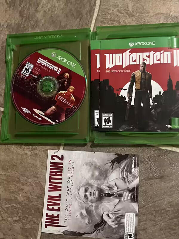 Wolfenstein II: The New Colossus (Microsoft Xbox One, 2017) CIB